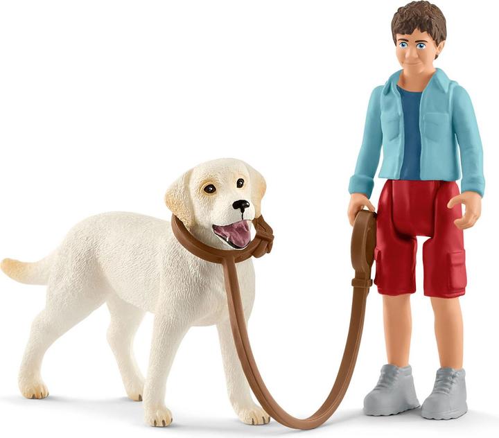 Schleich Schleichwanderung mit Labrador Retriever