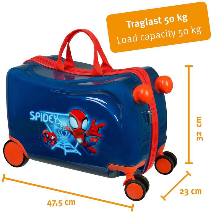 Produktbild Undercover Spidey und seine Superfreunde - Kindertrolley - Ride-on (Handgepäck (bis 50l))