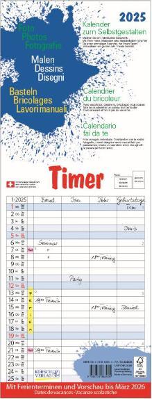 Produktbild Familienplaner Blanko Weiss (19 x 50 cm)