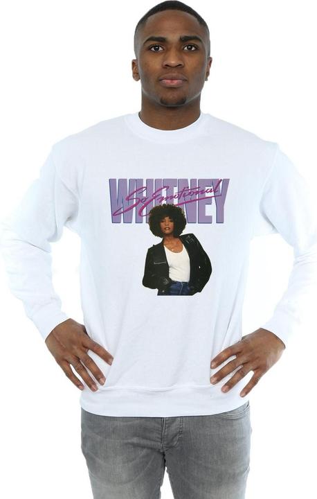 Actual product image Whitney Houston Mens So Emotional Album Cover Sweatshirt (L)
