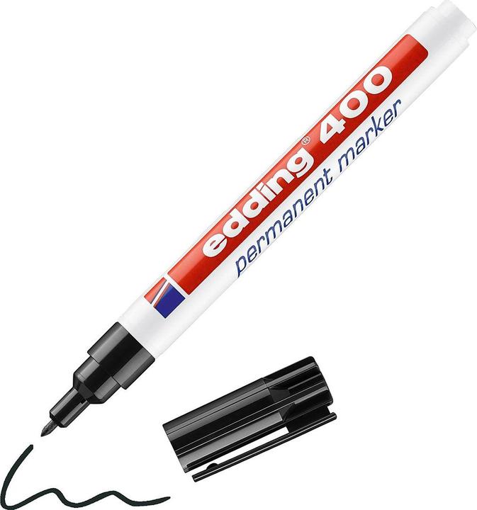 Actual product image Edding 400 (Black, 1 mm, 1 x)