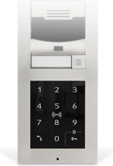 Produktbild 2N IP Verso / Touch keypad & Bluetooth & RFID reader 125kHz, secured 13.56MHz (Bluetooth)