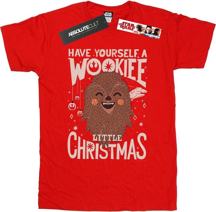 Actual product image Star Wars Mens Wookiee Little Christmas T-Shirt (3XL)