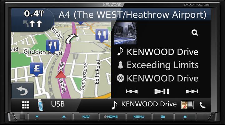Produktbild Kenwood Corp. DNX7170DABS ohne DAB-Antenne (Android Auto, Apple Carplay)
