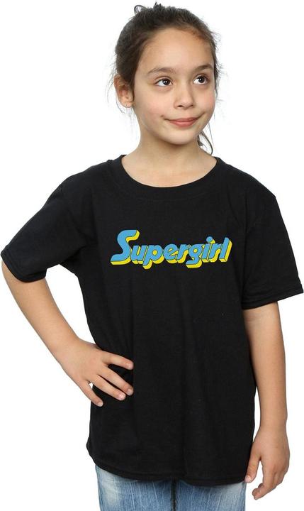 Immagine prodotto Supergirl Text Logo Maglietta Ragazze (140, 146)