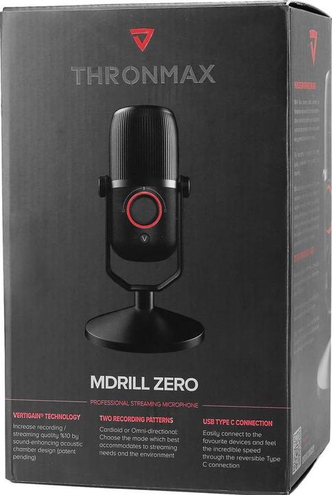 Actual product image Thronmax Mdrill Zero Condenser Microphone