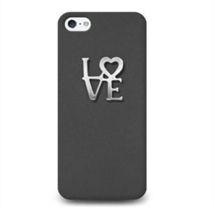 Actual product image Ultra Case 'Love' Case for iPhone 5/5S/SE Black (Apple iPhone 5s, Apple iPhone 5)