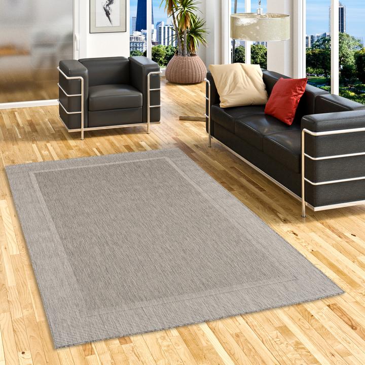 Immagine prodotto Pergamon Tappeto per interni ed esterni Nature Valencia Border (120 x 170 cm)