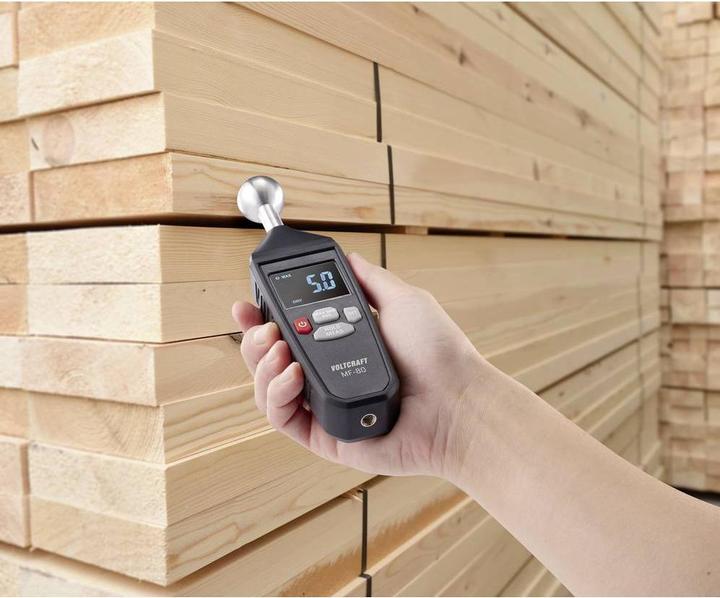 Produktbild Voltcraft MF-80 Materialfeuchtemessgerät Messbereich Baufeuchtigkeit (Bereich) 0 bis 100.0% Messber