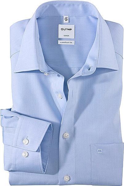 Image du produit Olymp Chemise Luxor bleu/ New Kent 1/1 bras Chambray Gr.44 (44)
