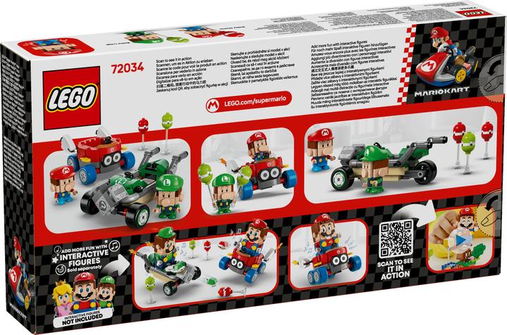 Produktbild LEGO Mario Kart - Baby Mario vs. Baby Luigi (72034, LEGO Super Mario)