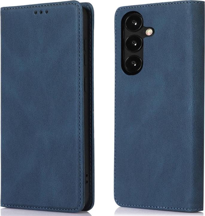 Actual product image Cover-Discount Galaxy A25 5G - Vintage Flip Case Cover blue (Samsung Galaxy A25 5G)