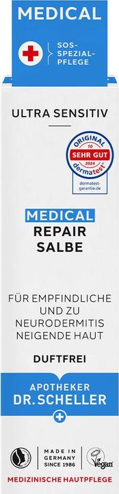 Etichetta energetica Dr. Scheller Medical Repair Salbe (Crema corpo, 30 ml)