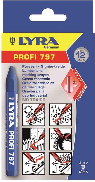 Actual product image Lyra Forester's Chalk (Blue, 12 x)