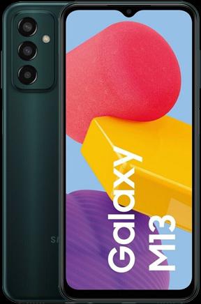 Productafbeelding Samsung Galaxy M13 Dual SIM 128GB, Groen, M135 (128 GB, Diepgroen, 6.60", Hybride dubbele SIM, 50 Mpx, 4G)
