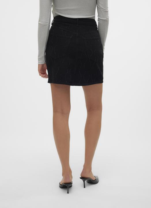 Immagine prodotto Vero Moda VMTESSA Gonna corta a vita alta in denim (M)