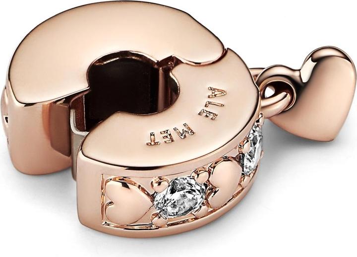 Actual product image Pandora Infinity hearts (Silicone, Metal alloy)
