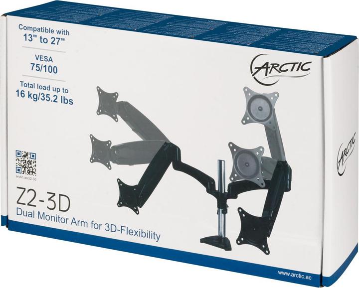 Produktbild Arctic Z2-3D Gen 3 86,4 cm (34 Zoll) Terminal Schwarz (Tisch, 34")