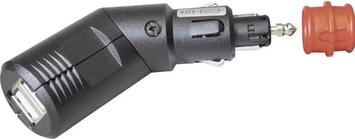 Actual product image ProCar Angle 2 way USB charging plug