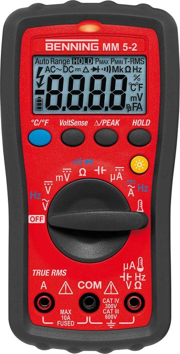Produktbild Benning Hand-Multimeter digital MM 5-2 (CAT III 600V, CAT IV 300V)