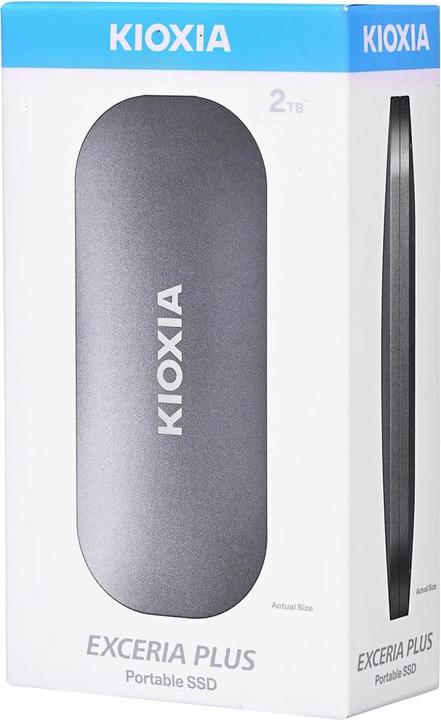 Produktbild Kioxia EXCERIA PLUS Portable SSD 2TB USB 3.2 Gen2 Type C (2 TB)