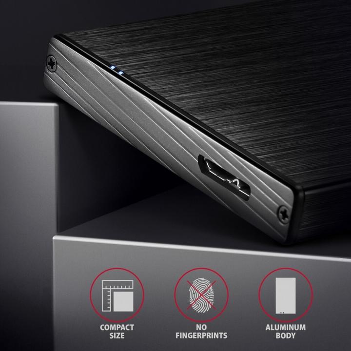 Immagine prodotto Axagon EE25-XA6 - Alloggiamento HDD / SSD - 2,5 pollici - SATA - Serial ATA II - Serial ATA III (2.5")