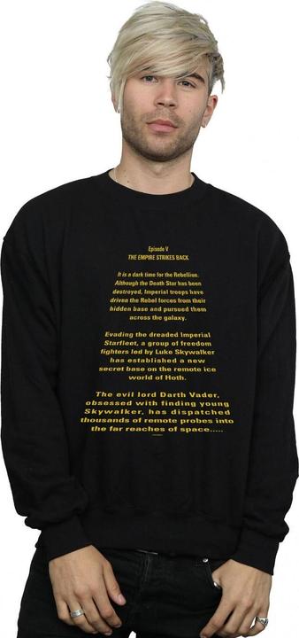 Produktbild Star Wars The Empire Strikes Back Opening Crawl Sweatshirt (XL)