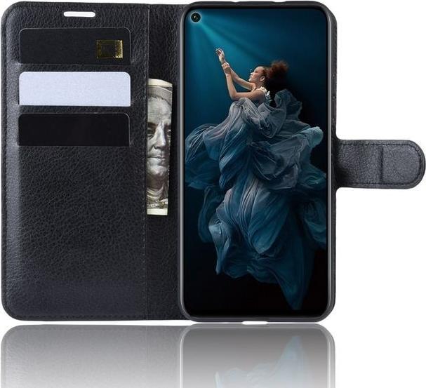 Actual product image MU Classic Litchi Leather Bookcover Series (Honor 20 Pro)
