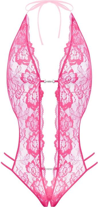 Produktbild Christine Le Duc Ouvert Spitzen Body Renee pink (L, XL)