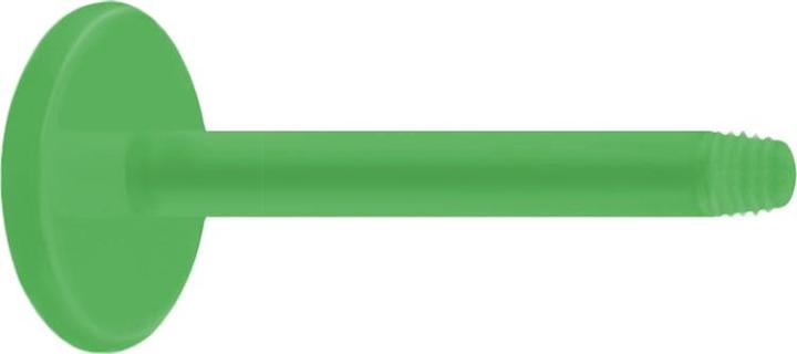 Actual product image Star Piercing Labret rod green (Acrylic, without brass)