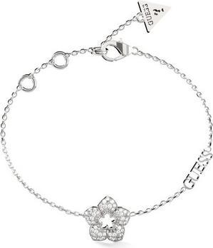 Guess - Decent Shining Winter Flower Steel Bracelet JUBB04468JWRH - Length: 14.5 cm (14.50 cm)