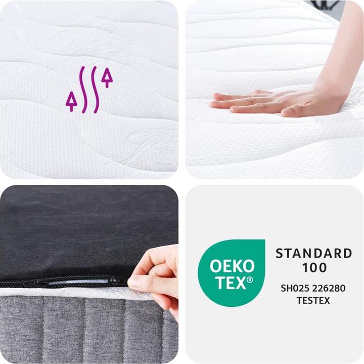 Actual product image VidaXL Jeronima (120 x 200 cm, Spring core)