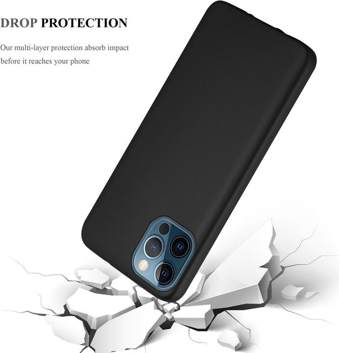 Actual product image Cadorabo TPU Matt Metallic Cover (Realme 12 Pro+, Apple iPhone 12)