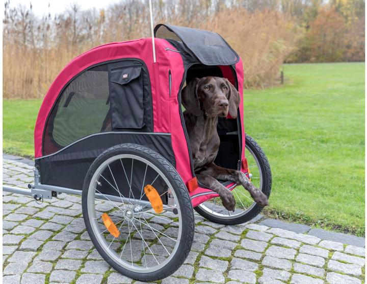 Actual product image Trixie Bicycle trailer (Dog, Reflectors, Breathable)