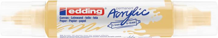 Image du produit Edding Marqueur acrylique 5400 Double Liner (Jaune pastel, 10 mm, 1 x)