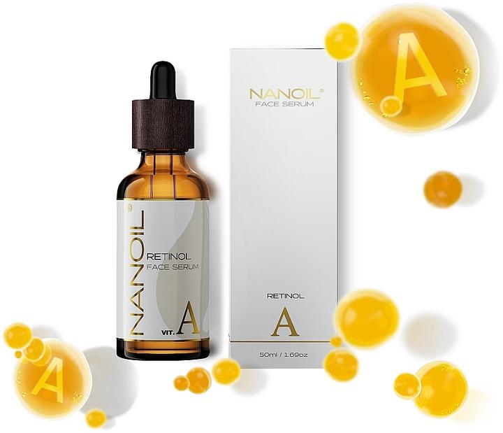 Actual product image Nanoil Face serum with retinol (50 ml)