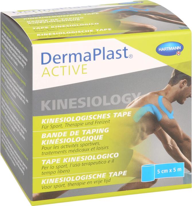 Actual product image Hartmann DermaPlast Active Kinesiology Tape blue 5cm x 5m, 1 pc (5 m)