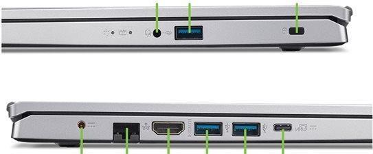 Actual product image Acer Aspire 3 (15.60", AMD Ryzen 7 5700U, 16 GB, 1000 GB, DE)
