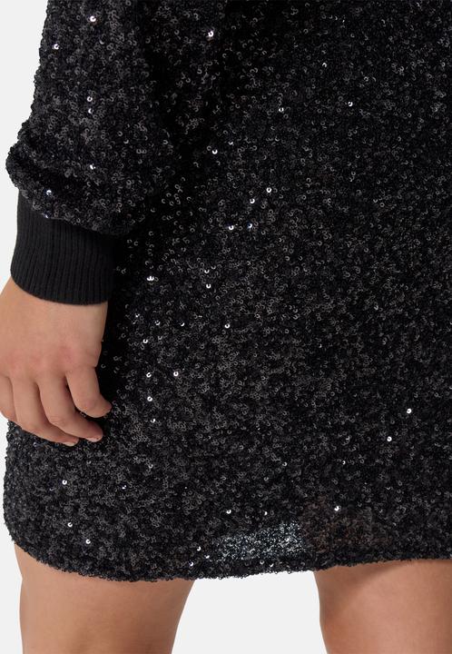 Actual product image Cash-Mere Wolle Kaschmir Rock mit Pailletten (L)