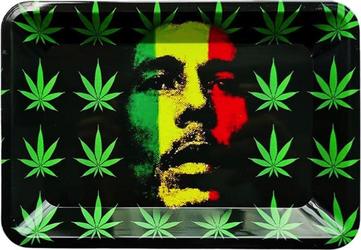 Plantasur Rolling Tray M Bob Marley Leaves 175 x 275mm