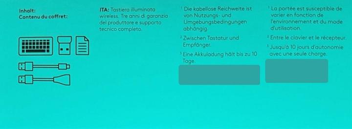 Image du produit Logitech K800 (DE, Sans fil)