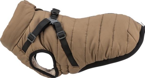 Image du produit Trixie Manteau d'hiver en harnais Pirou, S : 40 cm, sable (S, Manteau pour chien)