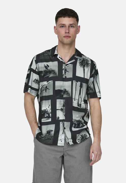 Immagine prodotto Only & Sons Onsnano Reg Cotton Viscose Ss Aop Shirt (XS)
