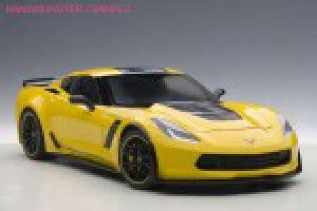 Produktbild AUTOart CHEVR. Corv. C7 Z06 gelb 1:18 CR7 Edition
