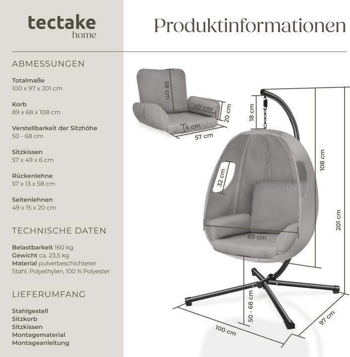 Actual product image tectake Anika