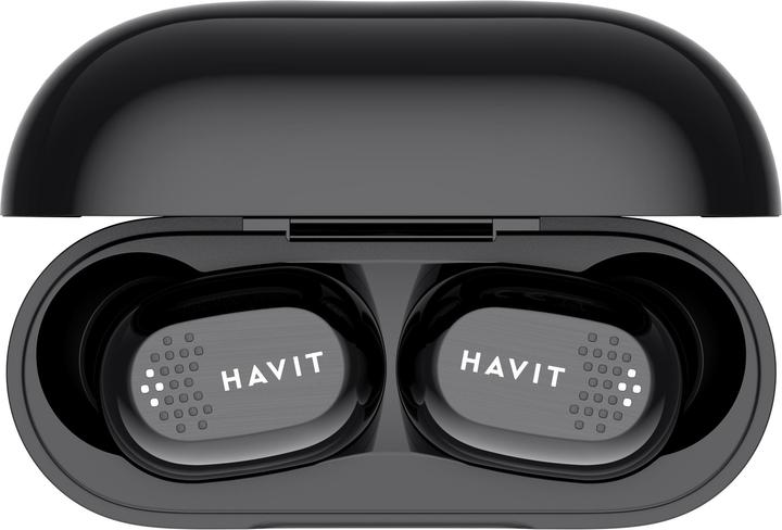 Actual product image Havit TWS Bluetooth Headset Black Wireless Headphones In Ear Music Black (100 h, Wireless)