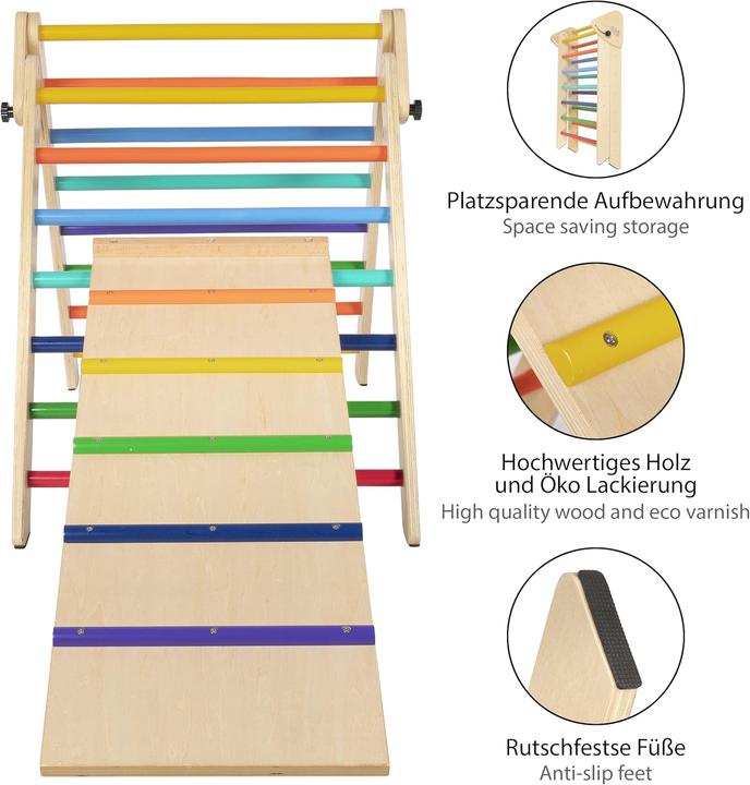 Image du produit Onvaya Triangle d'escalade avec toboggan