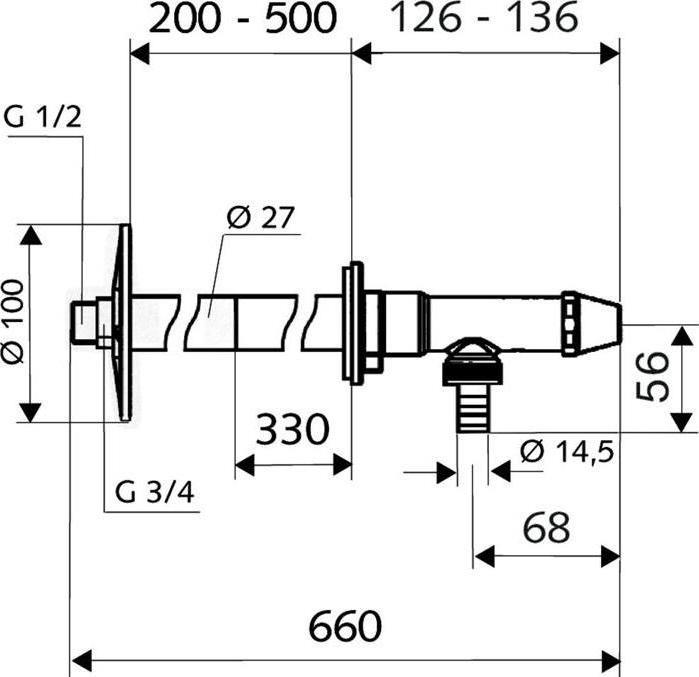 Actual product image Schell Anti-freeze garden crane, Polar II