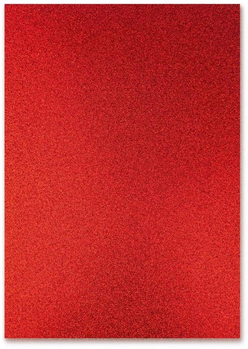 Immagine prodotto Ursus Cartoncino glitterato A4, 300 gm2, 10 fogli, rosso (330 g/m², 10 x)