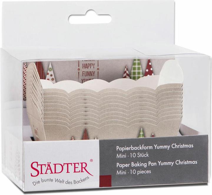 Immagine prodotto Städter Teglia di carta Yummy Christmas 7x4x4 cm 10s (7 cm)